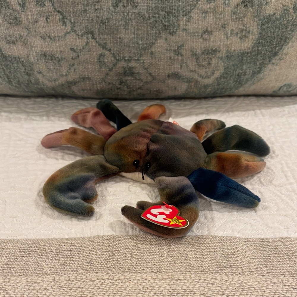 TY Beanie Babies "Claude" The Crab 1996
